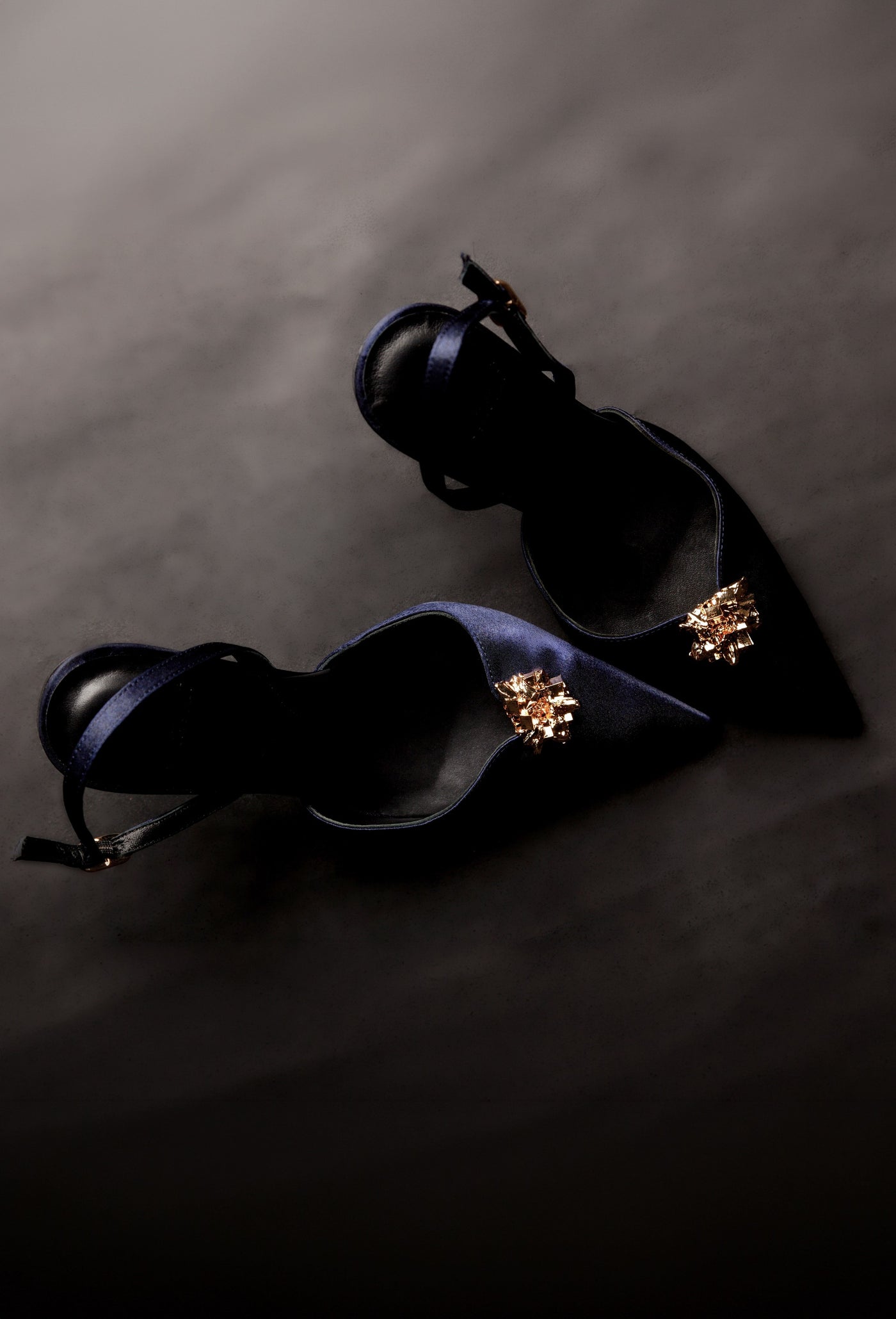 Cabriole Sling- Midnight Satin